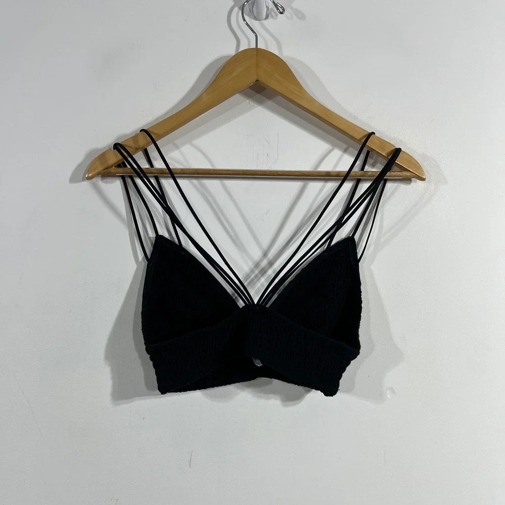 Intimately Free People Babydoll Fairy Grunge Whimsigoth Crop Top Medium Boho